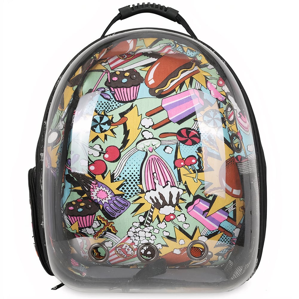 Balo đựng chó mèo nhiều họa tiết LOFFE Pattern Backpack