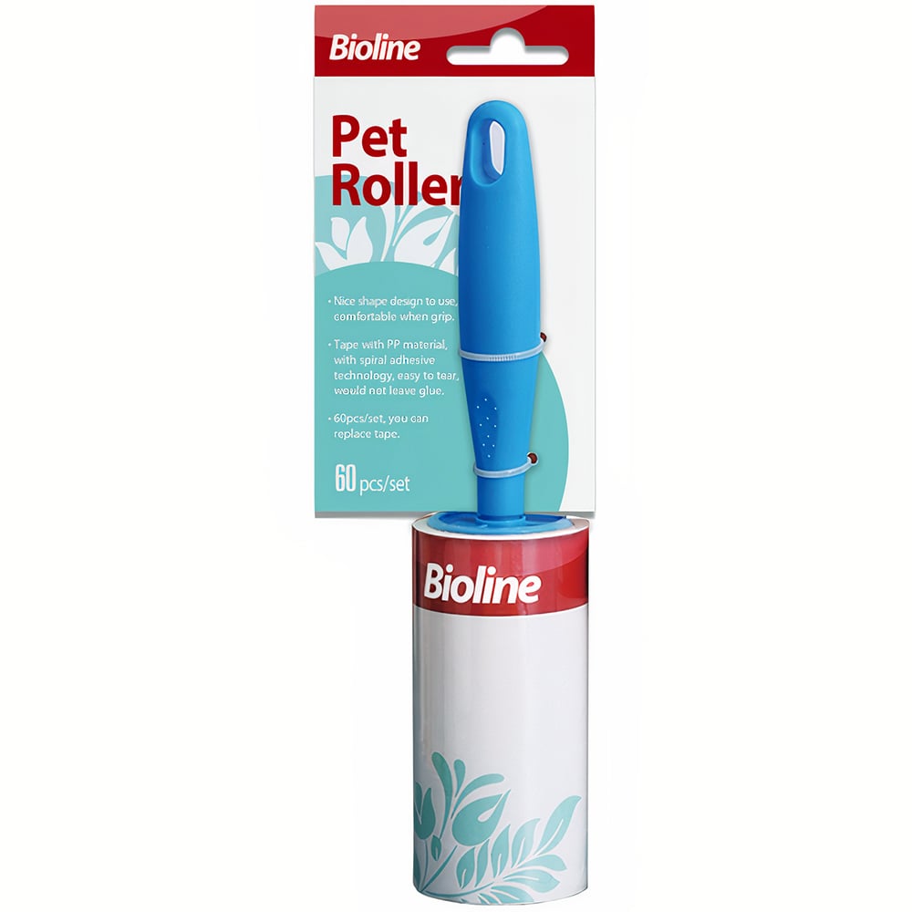 Cây lăn lông chó mèo dính vào quần áo BIOLINE Pet Roller