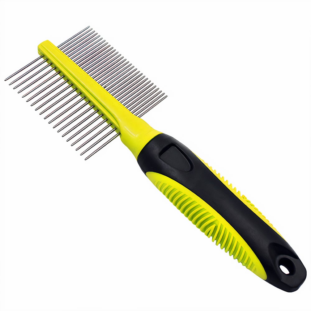 Lược chải lông chó mèo 2 lưỡi KUDI 2-Sided Comb