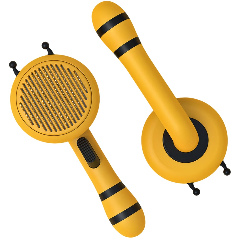 Lược chải lông chó mèo có nút bấm PAW Bee Movie Pet Comb