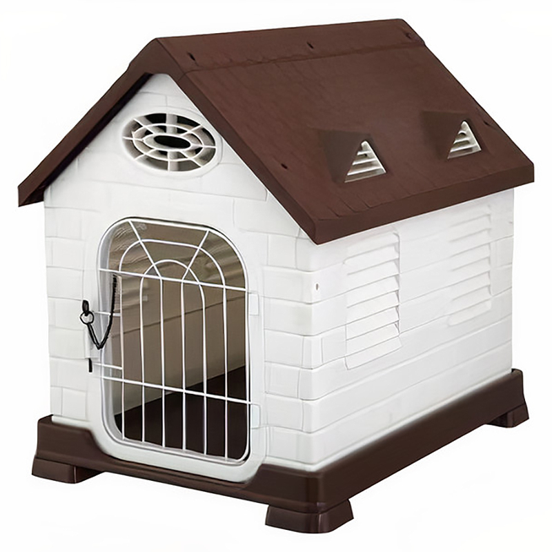 Nhà nhựa cho chó mèo cửa sắt PAW Pet House