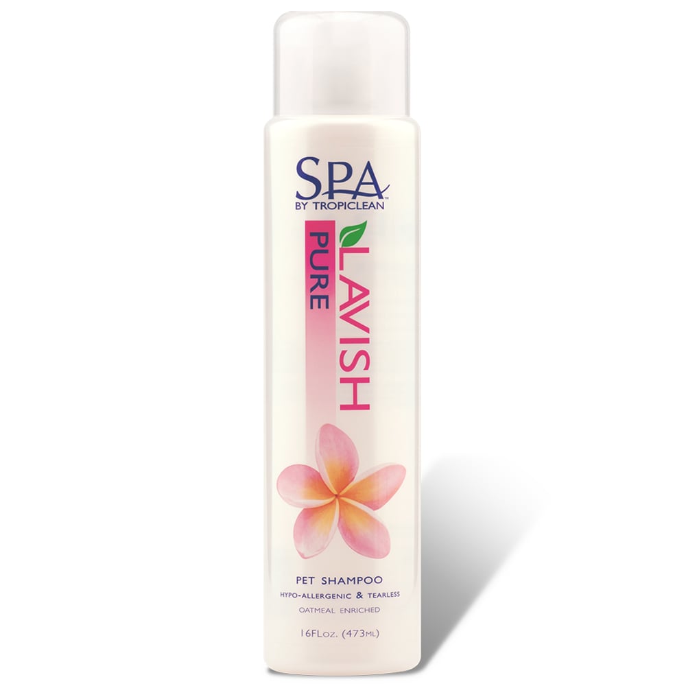 Sữa tắm cho chó mèo da nhạy cảm TROPICLEAN Spa Lavish Pure Pet Shampoo