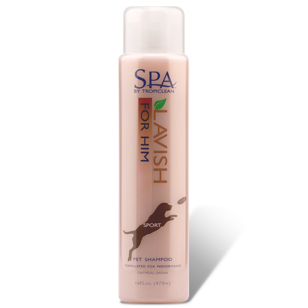 Sữa tắm cho chó mèo khử mùi sạch sâu TROPICLEAN Spa Lavish For Him Pet Shampoo