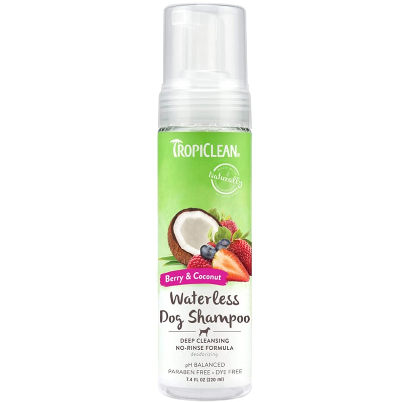 Sữa tắm khô cho chó TROPICLEAN Berry & Coconut Waterless