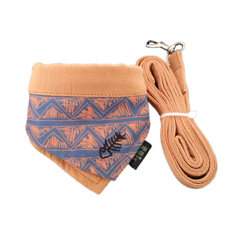 Vòng cổ cho chó mèo kèm dây dắt AMBABY PET 1JXS056