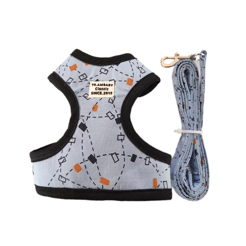 Yếm cho chó mèo kèm dây dắt AMBABY PET 1JXS053