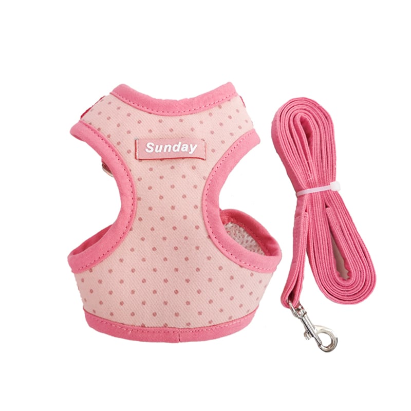 Yếm cho chó mèo kèm dây dắt AMBABY PET 1JXS082