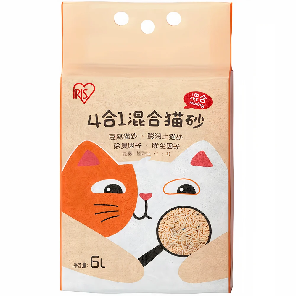 Cát vệ sinh cho mèo Bentonit 4in1 IRIS OHYAMA MN4
