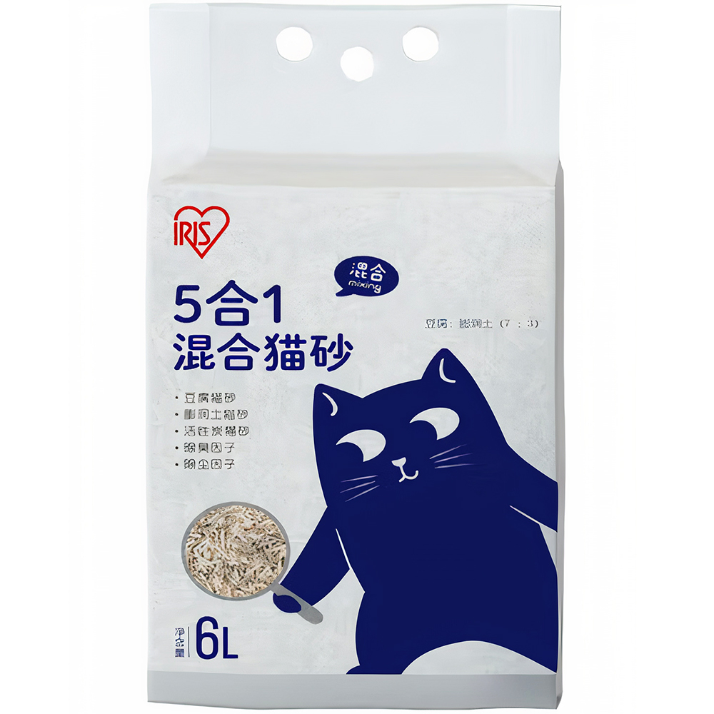 Cát vệ sinh cho mèo Bentonit 5in1 IRIS OHYAMA MN5