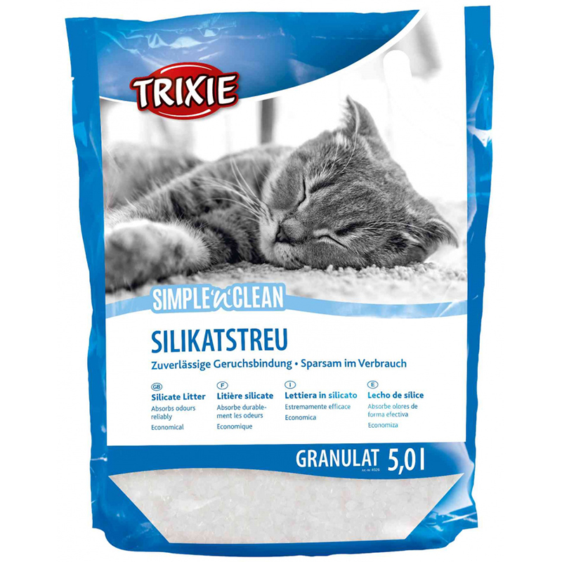 Cát vệ sinh thủy tinh cho mèo TRIXIE Silikatstreu