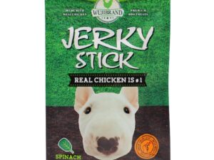 Bánh thưởng cho chó dạng que vị rau chân vịt WUJI Jerky Stick Spinach Flavor