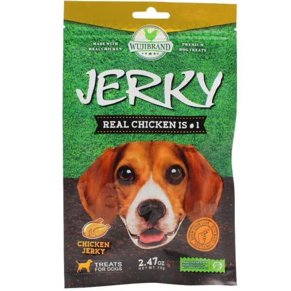 Bánh thưởng cho chó vị thịt gà WUJI Chicken Jerky Flavor