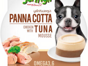 Bánh kem thạch cho chó vị gà cá ngừ JERHIGH Panna Cotta Chicken Tuna Mousse