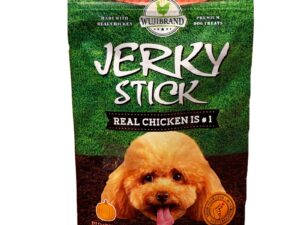 Bánh thưởng cho chó dạng que vị bí ngô WUJI Jerky Stick Pumpkin Flavor