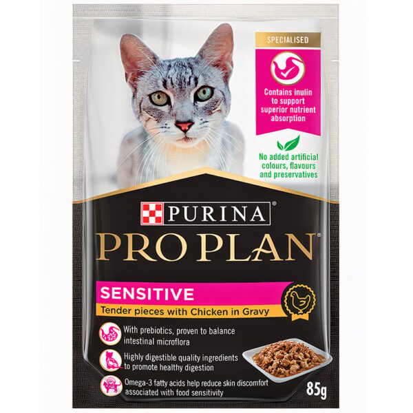 Pate cho mèo kích thích tiêu hóa PURINA PRO PLAN Sensitive