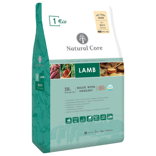 Thức ăn cho chó hữu cơ NATURAL CORE Lamb Potato Organic