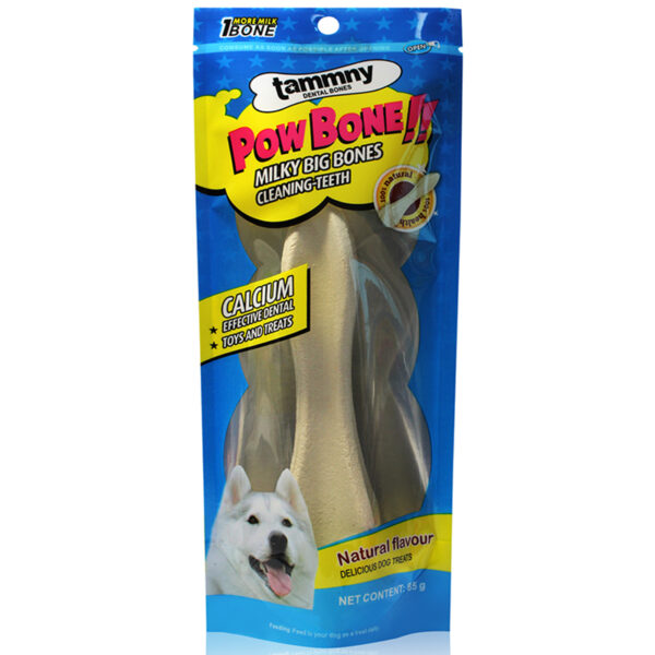 Xương cho chó vị sữa VEGEBRAND Pow Bone Milky Big Bones Cleaning Teeth