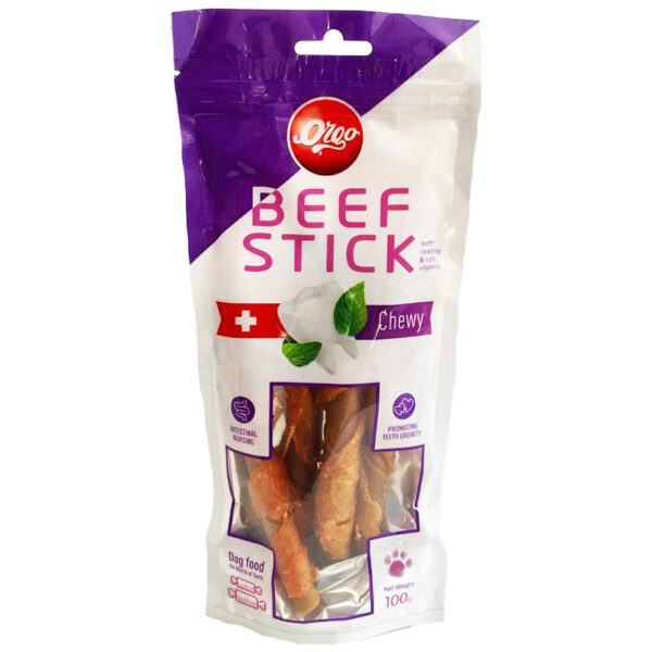 Xương cho chó vị thịt bò VEGEBRAND Orgo Beef Stick