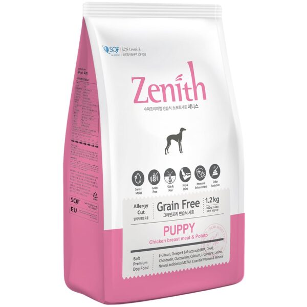 Thức ăn cho chó con hạt mềm ZENITH Puppy Chicken Potato